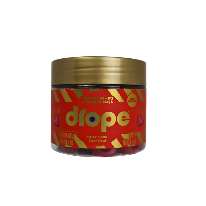 Drope Vinagre de Maçã Em Gomas - 30 Gomas