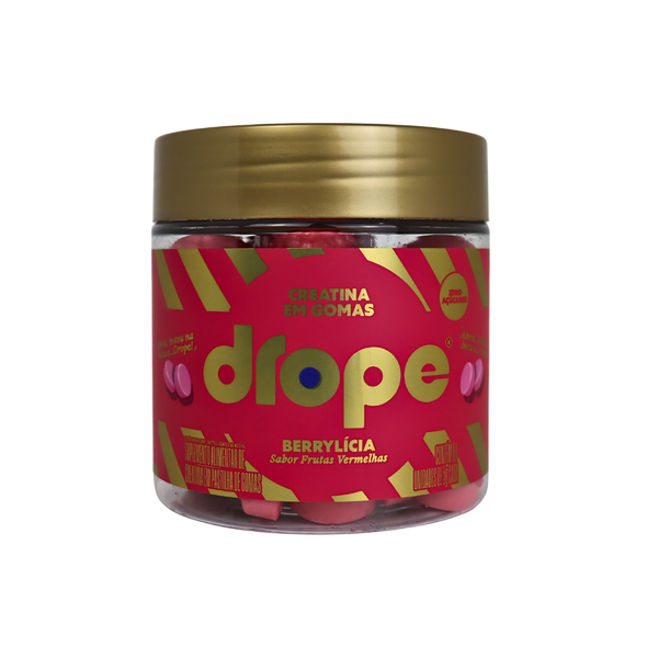 Drope Creatina Em Gomas Frutas Vermelhas - 60 Gomas